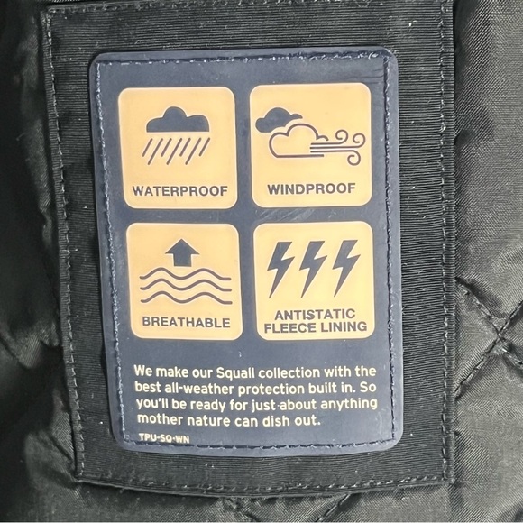 Lands' End Women’s Jacket Black XS Size 2-4 Squall Fleece Winter Park… - Picture 8 of 11